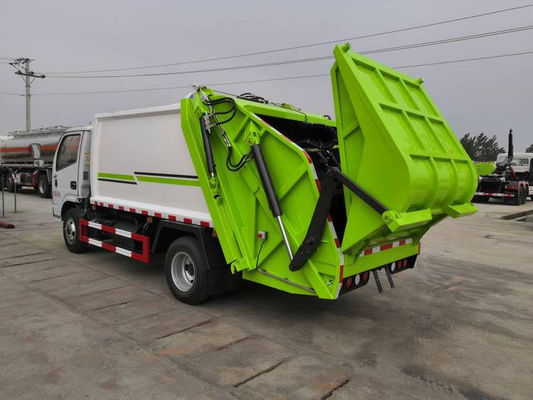 Camion diesel per lo smaltimento dei rifiuti, busta di compressione montata a 110 km/h