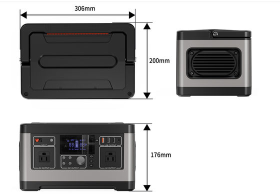 500W 520Wh generatore di batterie agli ioni di litio