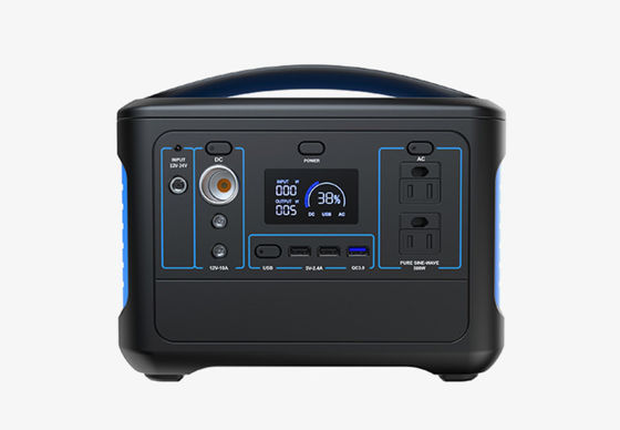 Batteria generatrice di litio solare Lifepo4 da 600W per campeggi all'aperto